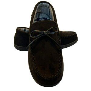 Dockers NIB Men's Memory Foam Indoor Outdoor Outsole Black Slippers-L (9/10)